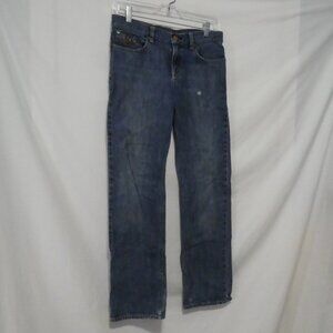 POLO RALPH LAUREN - 15911 | size 14 | Blue Cotton Distressed Denim Jeans